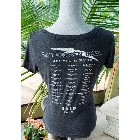 Zac Brown Band Jekyll & Hyde 2015 Concert Tee L - Picture 2 of 6